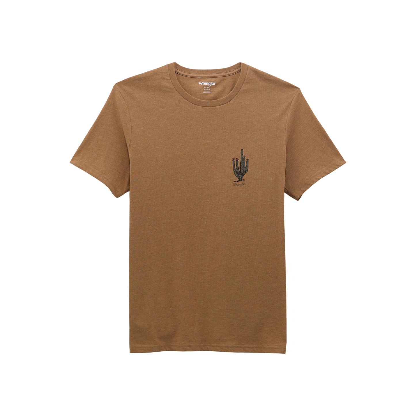 Wrangler Men's Tobacco Brown Heather Desert Graphic T-Shirt 112368737