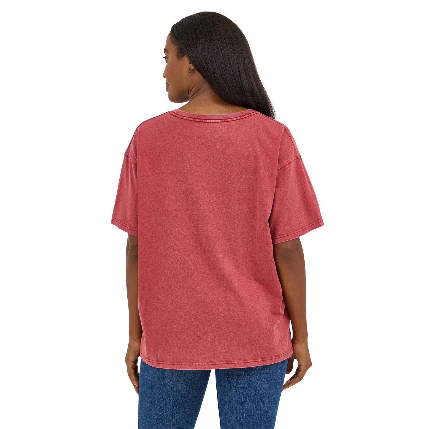 Wrangler Ladies Retro® Chili Oil Oversized Cowboy T-Shirt 112368892