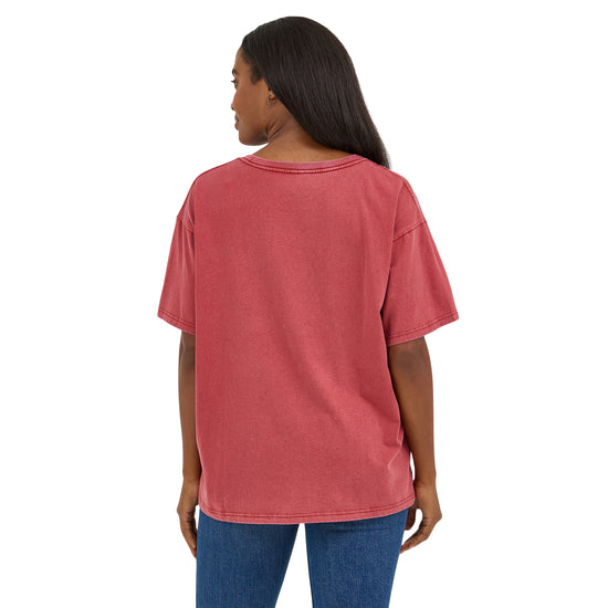 Wrangler Ladies Retro® Chili Oil Oversized Cowboy T-Shirt 112368892