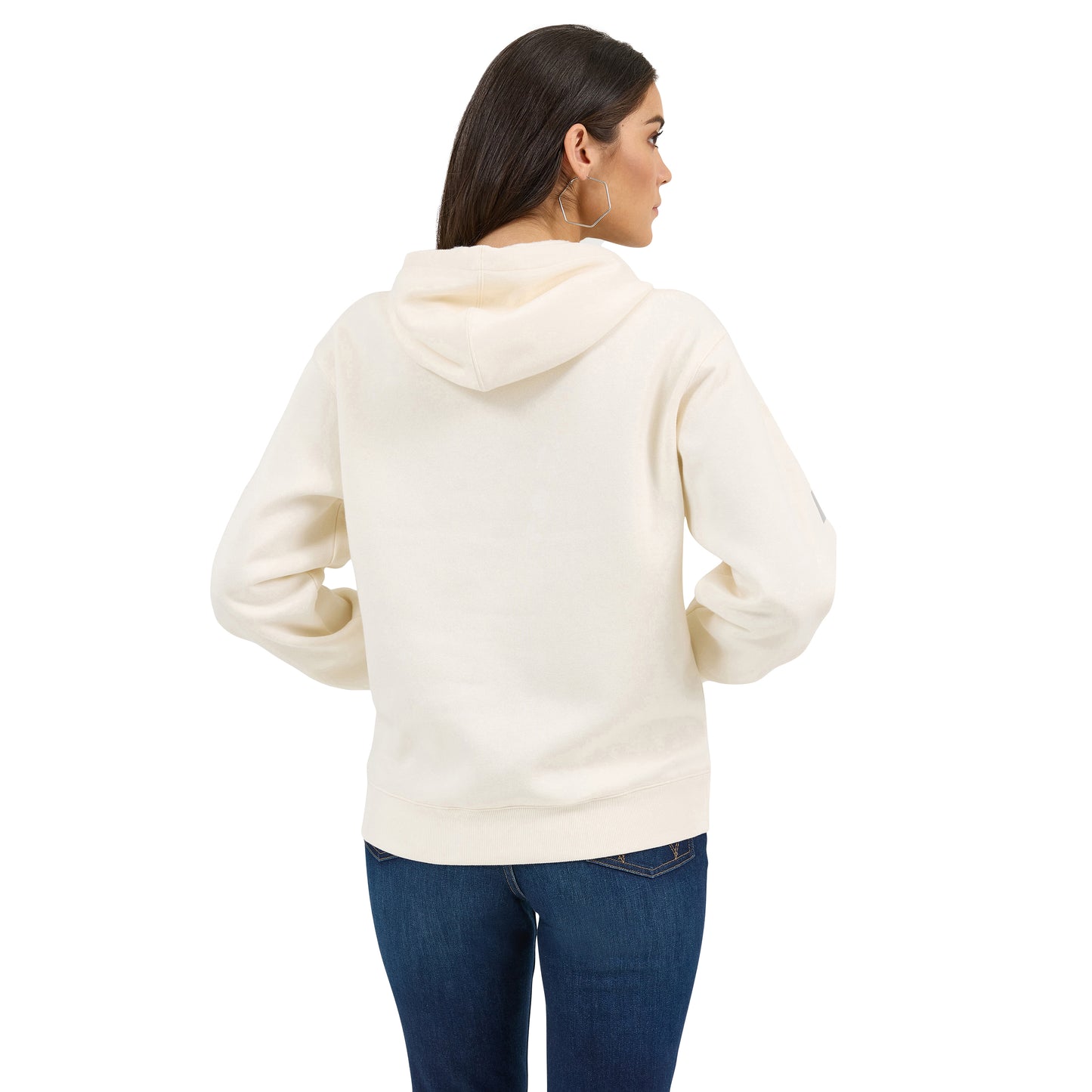 Wrangler Ladies Retro® White Vintage Classic Hoodie 112371540