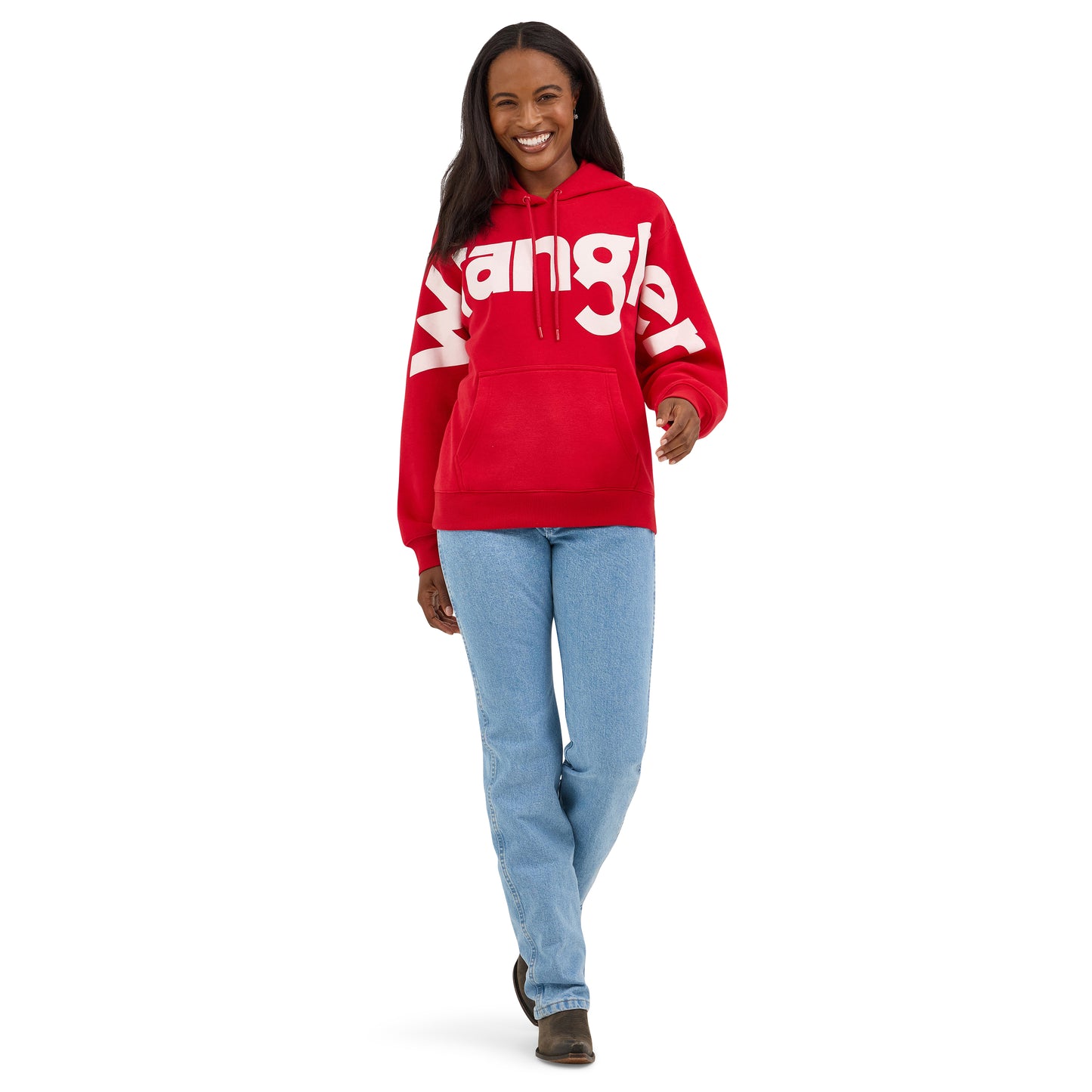 Wrangler Ladies Retro® Punchy Classic Red Hoodie 112371605