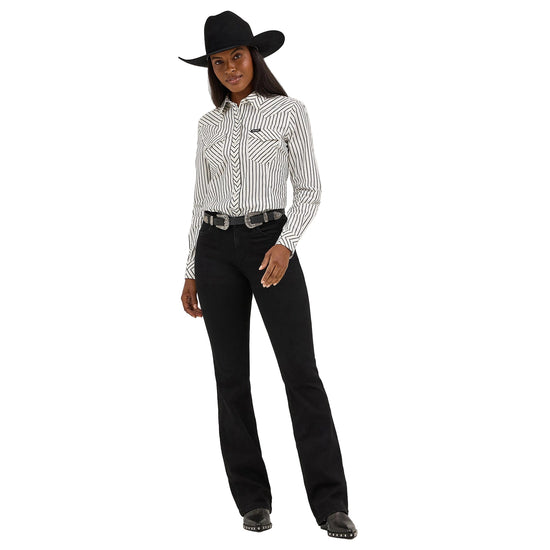 Wrangler Ladies Retro® White Party Western Snap Shirt 112371710