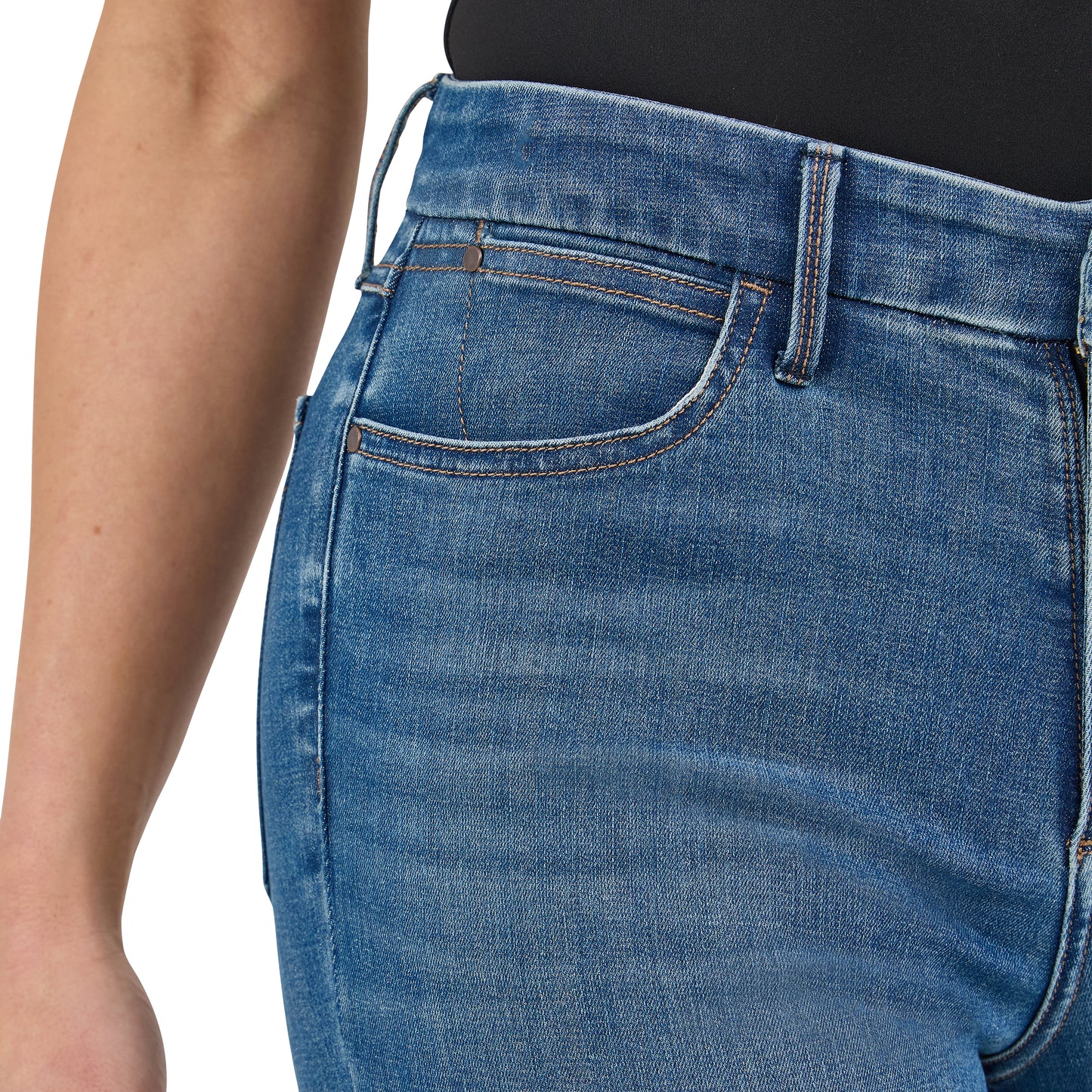 Wrangler Ladies Bespoke Regina High Rise Bootcut Denim Jean 112371947