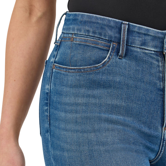 Wrangler Ladies Bespoke Regina High Rise Bootcut Denim Jean 112371947