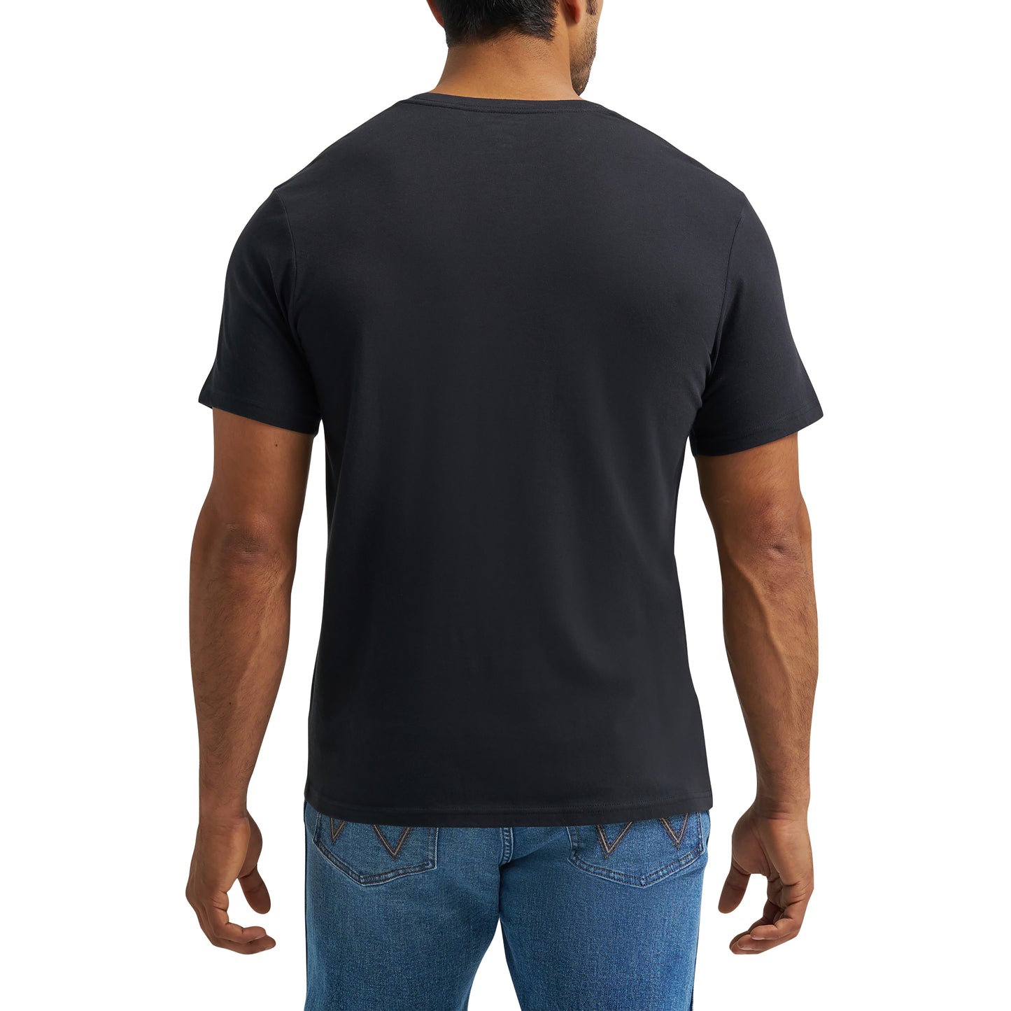 Wrangler Men's Jet Black Heather Mexico Logo T-Shirt 112372809