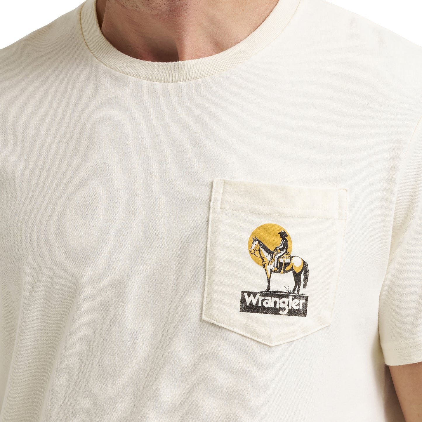 Wrangler Men's Antique White Established 1947 Graphic T-Shirt 112372856