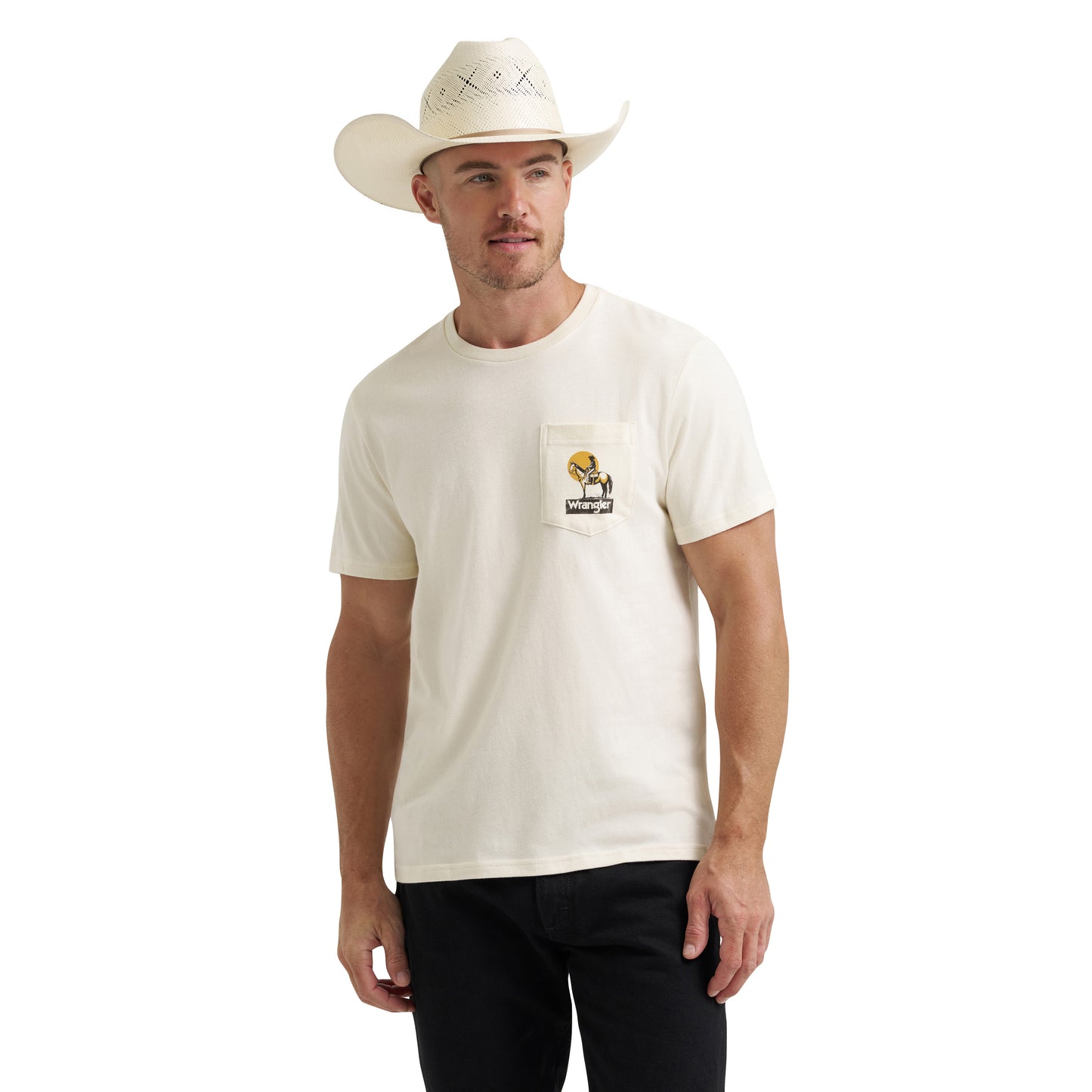 Wrangler Men's Antique White Established 1947 Graphic T-Shirt 112372856