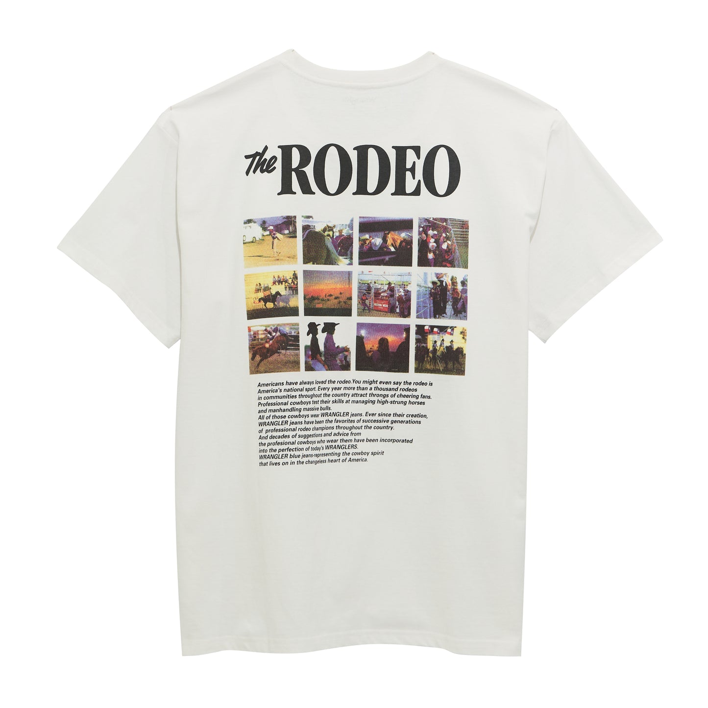 Wrangler Ladies Bright White 'The Rodeo' Oversized T-Shirt 112372974