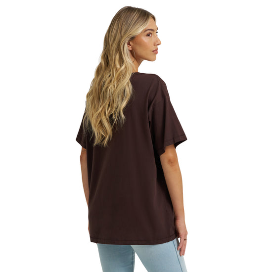 Wrangler X Lainey Wilson Ladies Black 'Call A Cowboy' T-Shirt 112373172