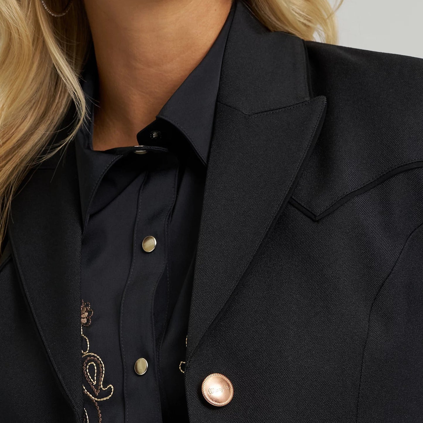Wrangler X Lainey Wilson Ladies Black Wrancher Blazer 112373695