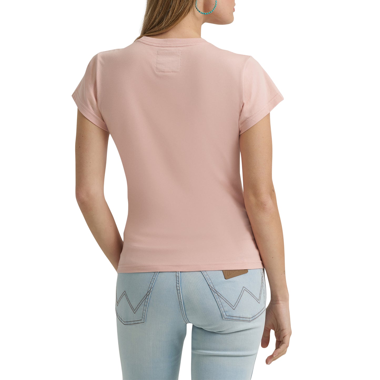 Wrangler X Lainey Wilson Ladies Breeze Pink T-Shirt 112375646