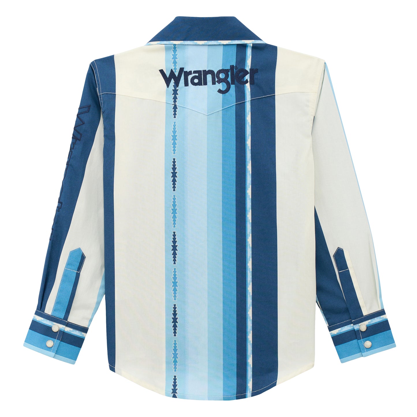 Wrangler Boy's Youth Striped Button Down Shirt 112379217