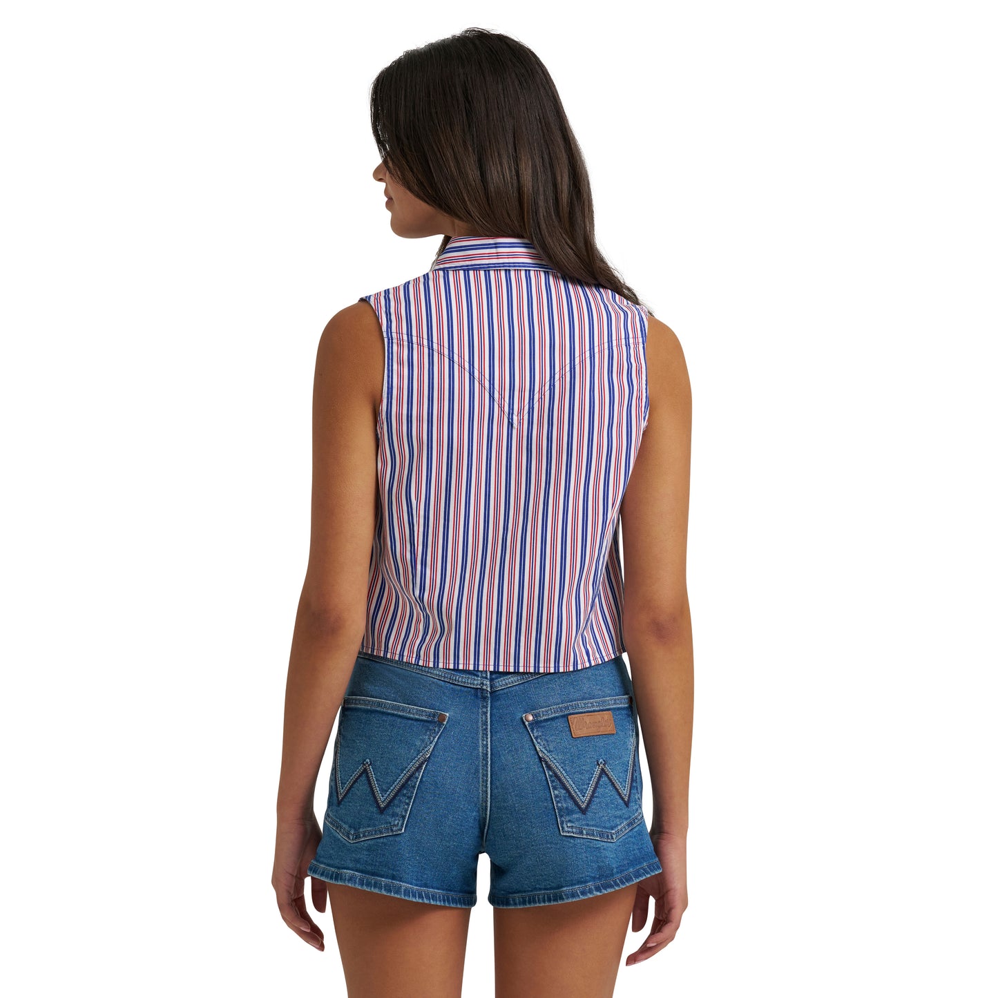 Wrangler Retro® Ladies Americana Sleeveless Snap Shirt 112379486
