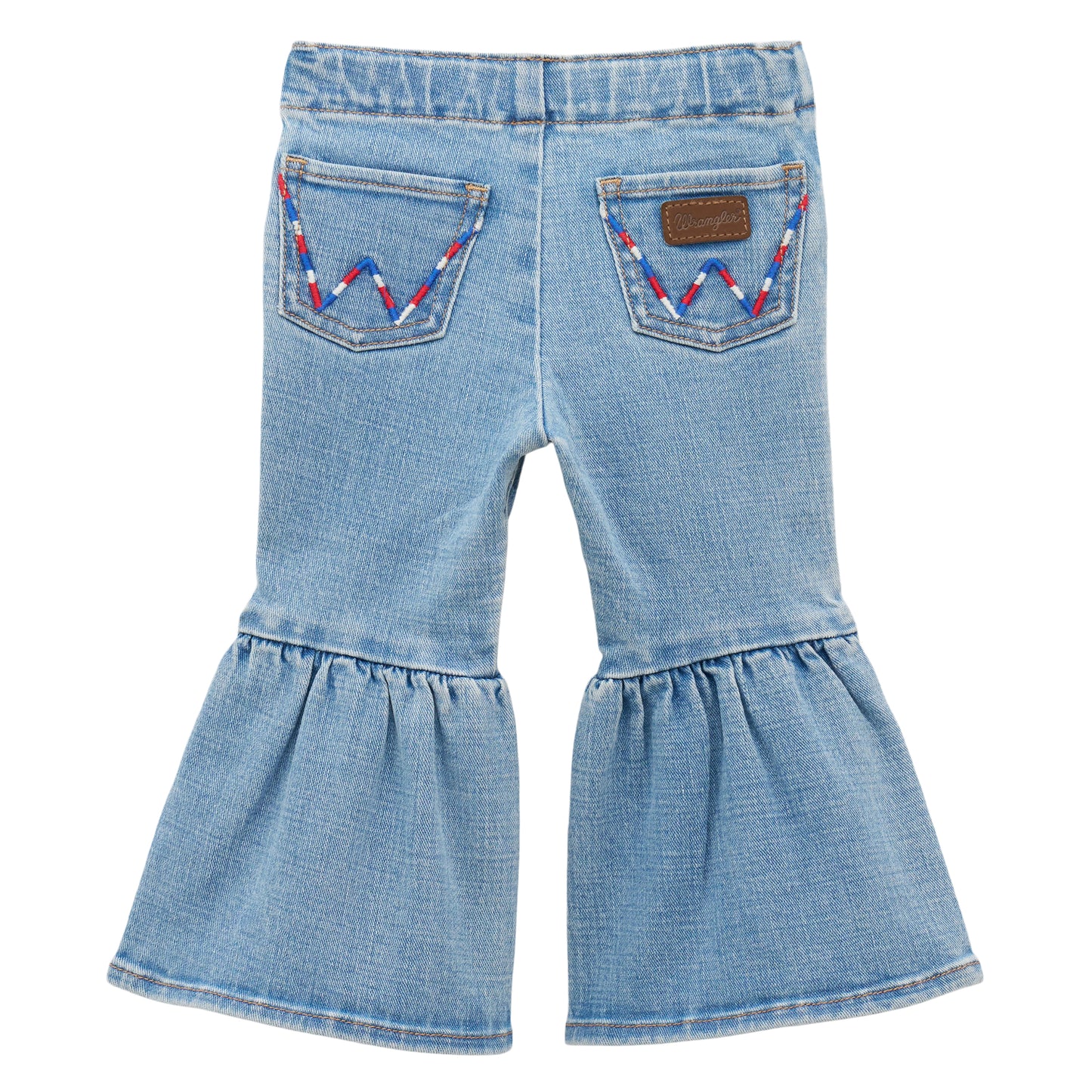 Wrangler Baby Girl's Sky Medium Wash Denim Flare Jean 112379568