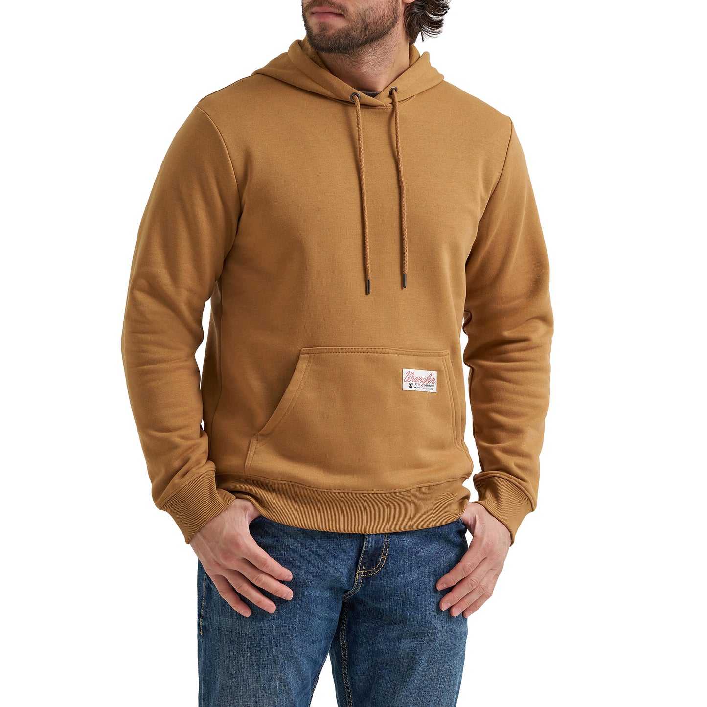 Wrangler Men's Western Tobacco Brown Label Hoodie 112379606