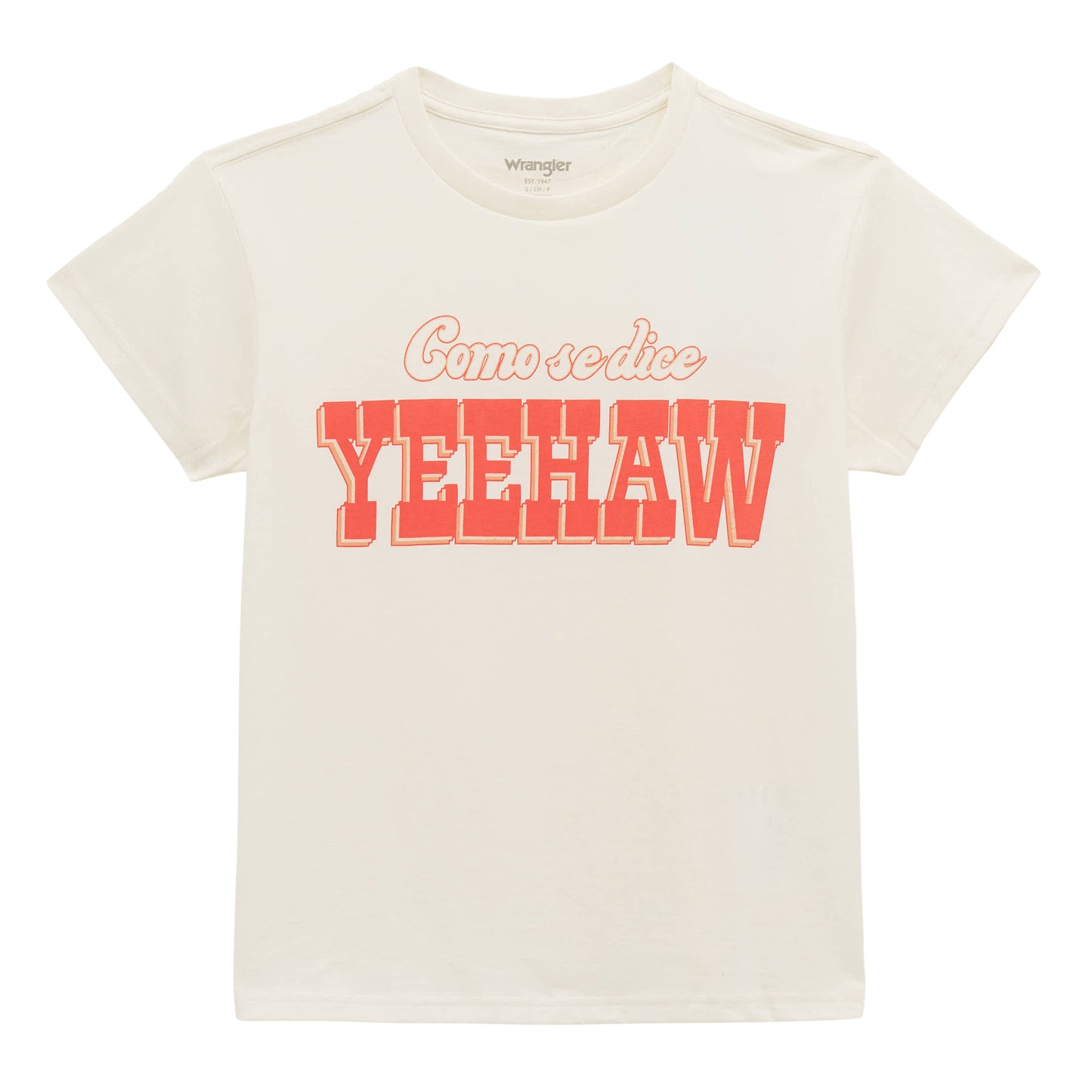 Wrangler Ladies Retro Egret White T-Shirt 112379668