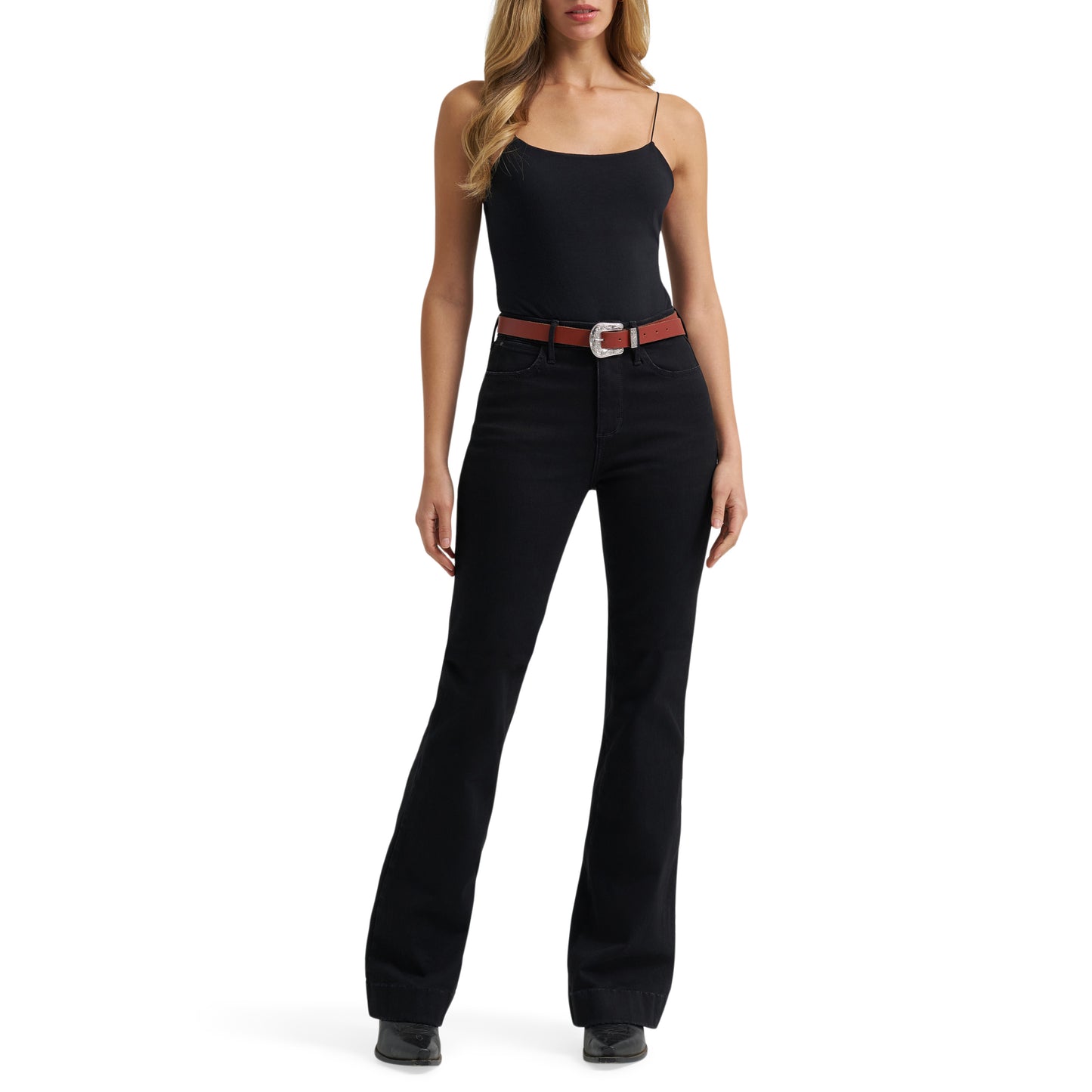Wrangler Ladies BeSpoke Savannah Black Wash Trouser Jean 112381184