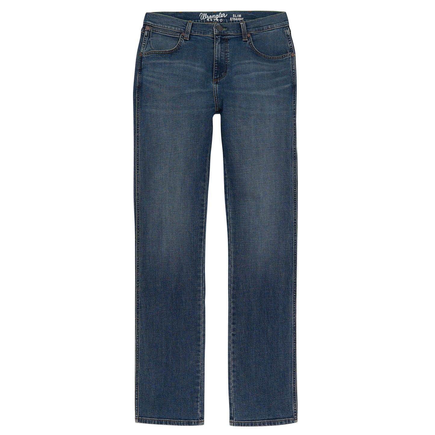 Wrangler Men's Retro Slim Straight Leg Whiskey Wash Denim Jean 112381602