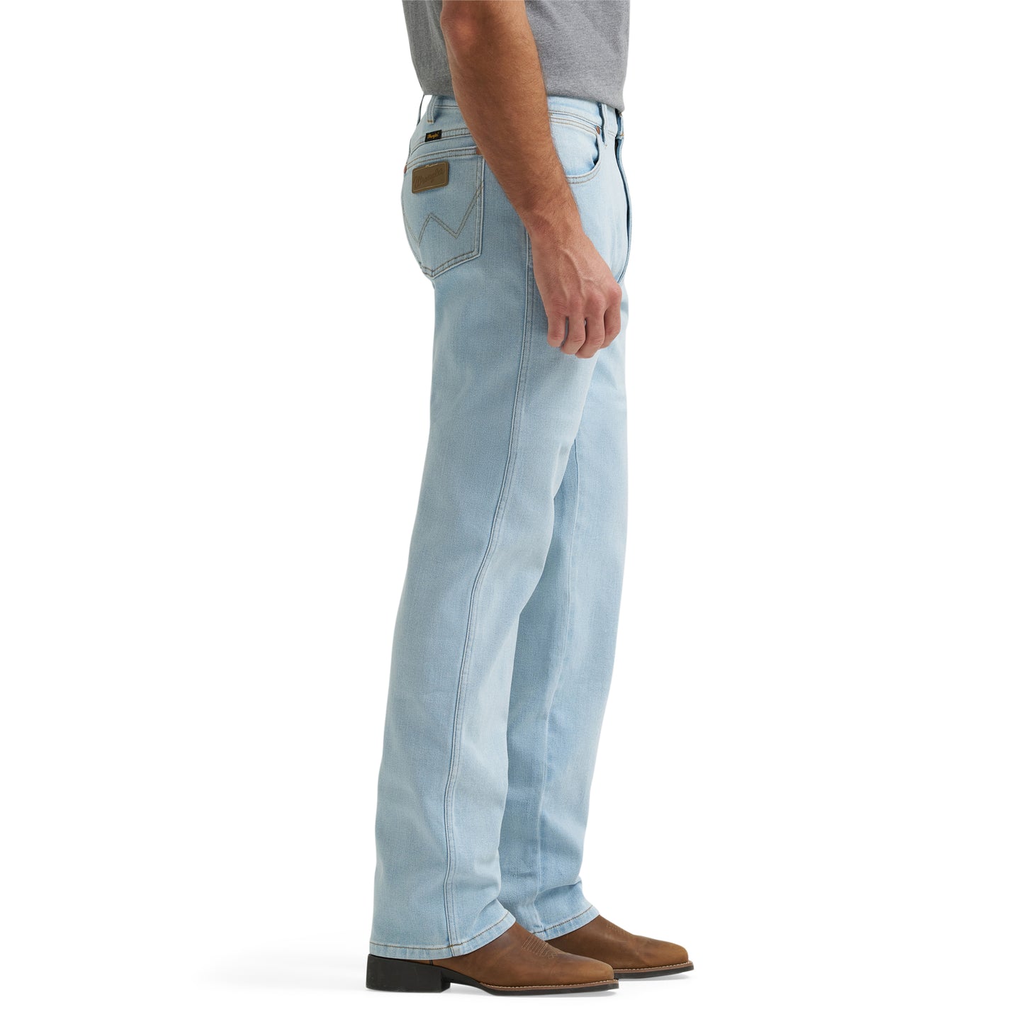 Wrangler Men's Toughlite Cowboy Cut 13 Light Wash Original Fit Jeans 112381783