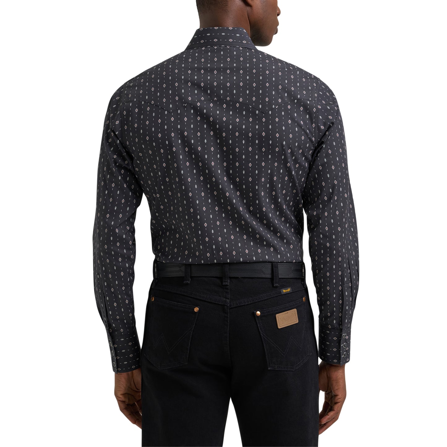 Wrangler Men's Retro® Black Modern Fit Snap Shirt 112381864