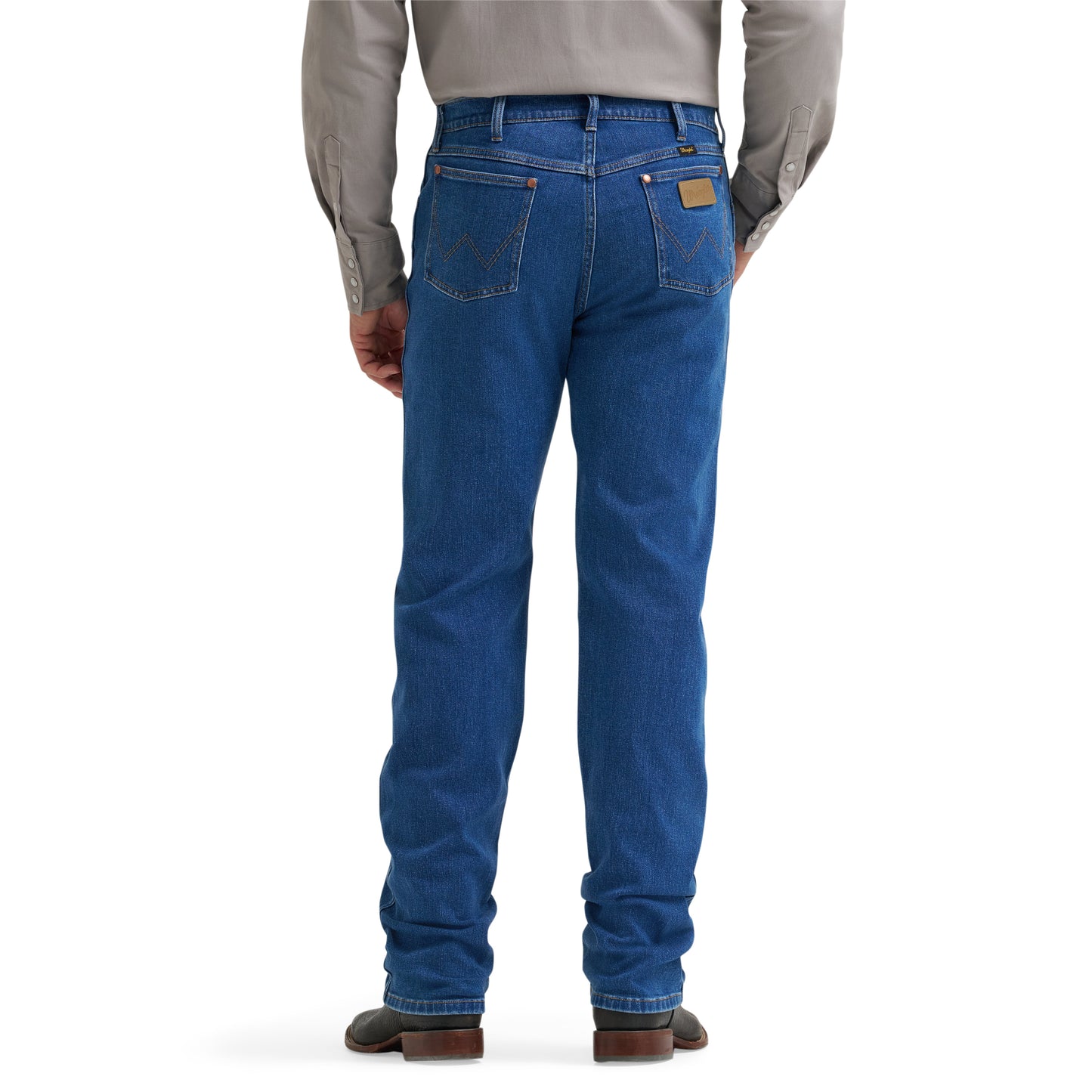Wrangler Men's Cowboy Cut 13 Original Fit Tough Lite Stone Blue Jean 112381865