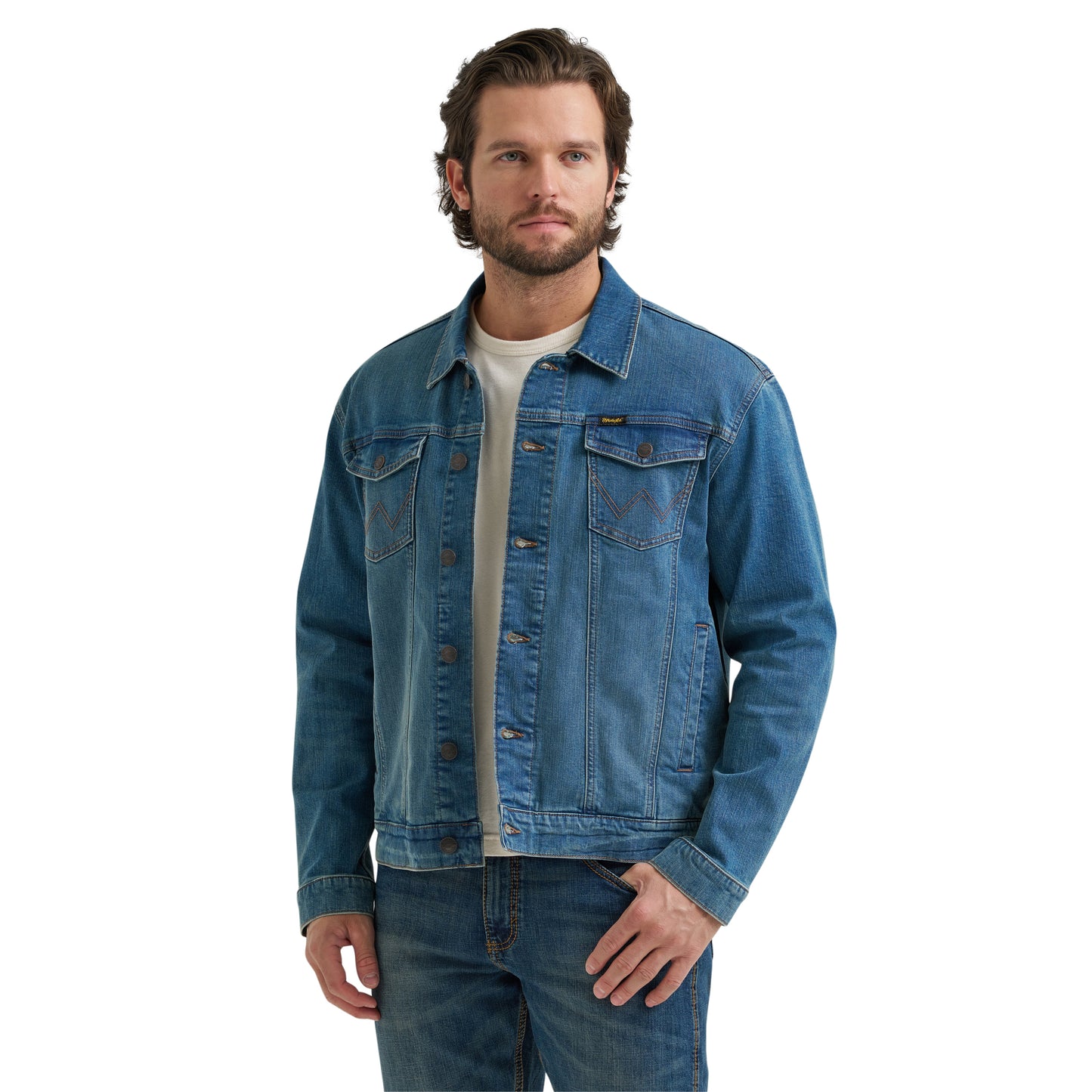 Wrangler Men's Retro® Unlined Slate Blue Denim Jacket 112382097