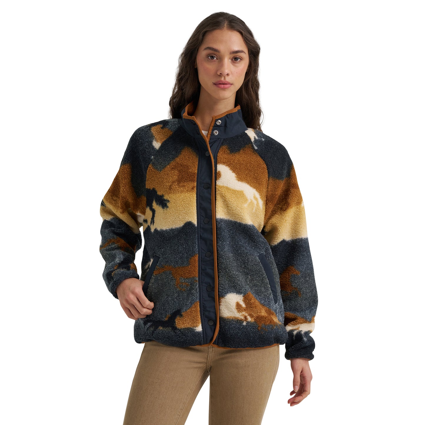 Wrangler Ladies Retro® Hay Away Black Full Snap Jacket 112383035