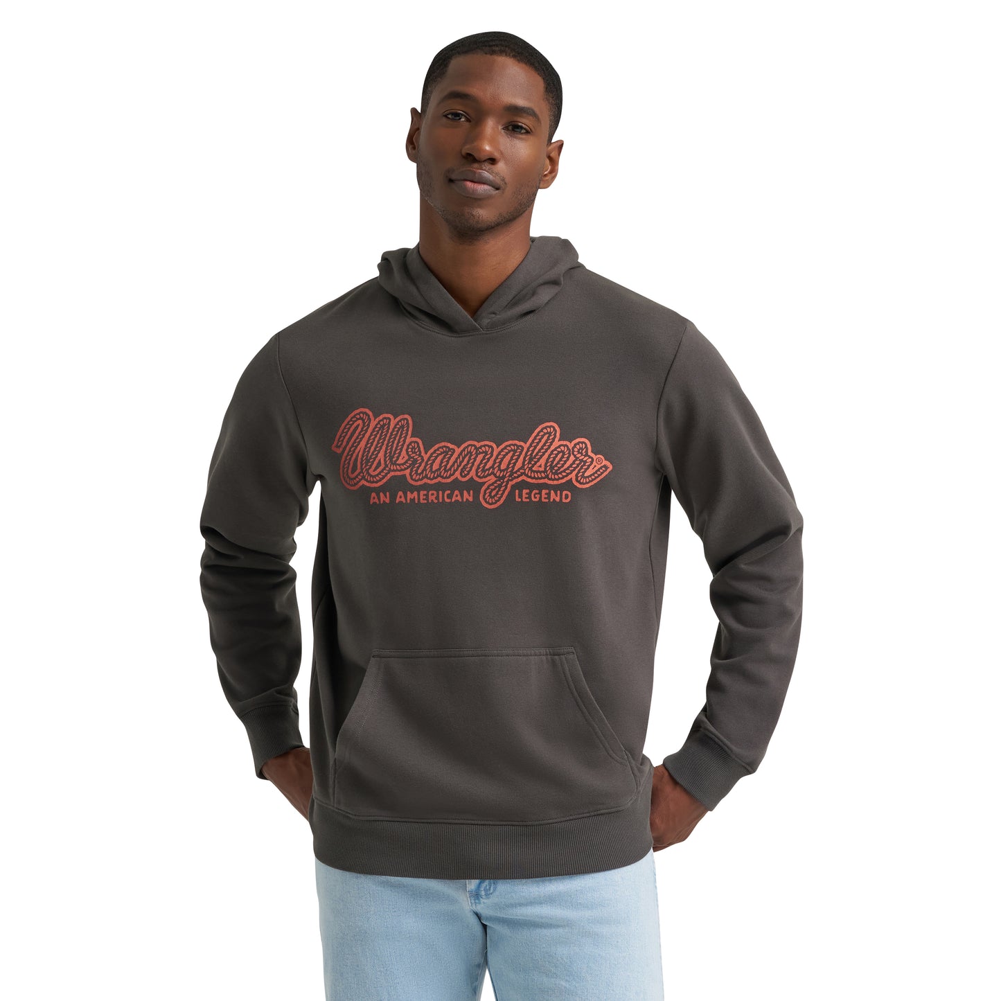 Wrangler Men's Western Dark Shadow Ledge Pullover Hoodie 112383997