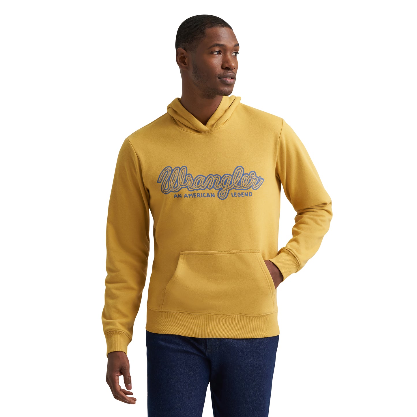 Wrangler Men's Western Dark Shadow Ledge Pullover Hoodie 112383998