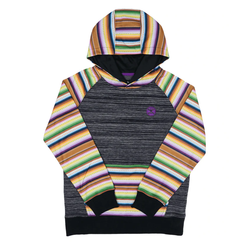 Hooey Children's Catalina Black Hooded Sweatshirt HH1167BKSP-Y