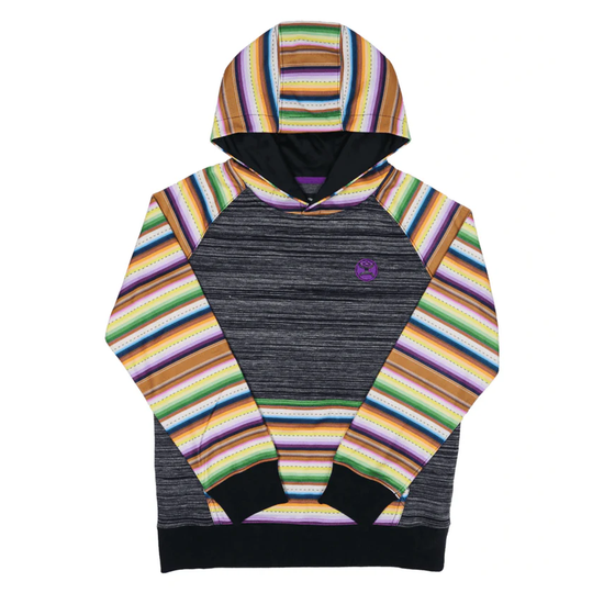 Hooey Children's Catalina Black Hooded Sweatshirt HH1167BKSP-Y