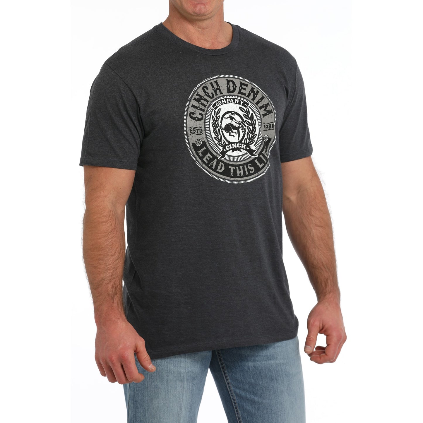 Cinch Men's Short Sleeve Navy T-Shirt MTT1690656