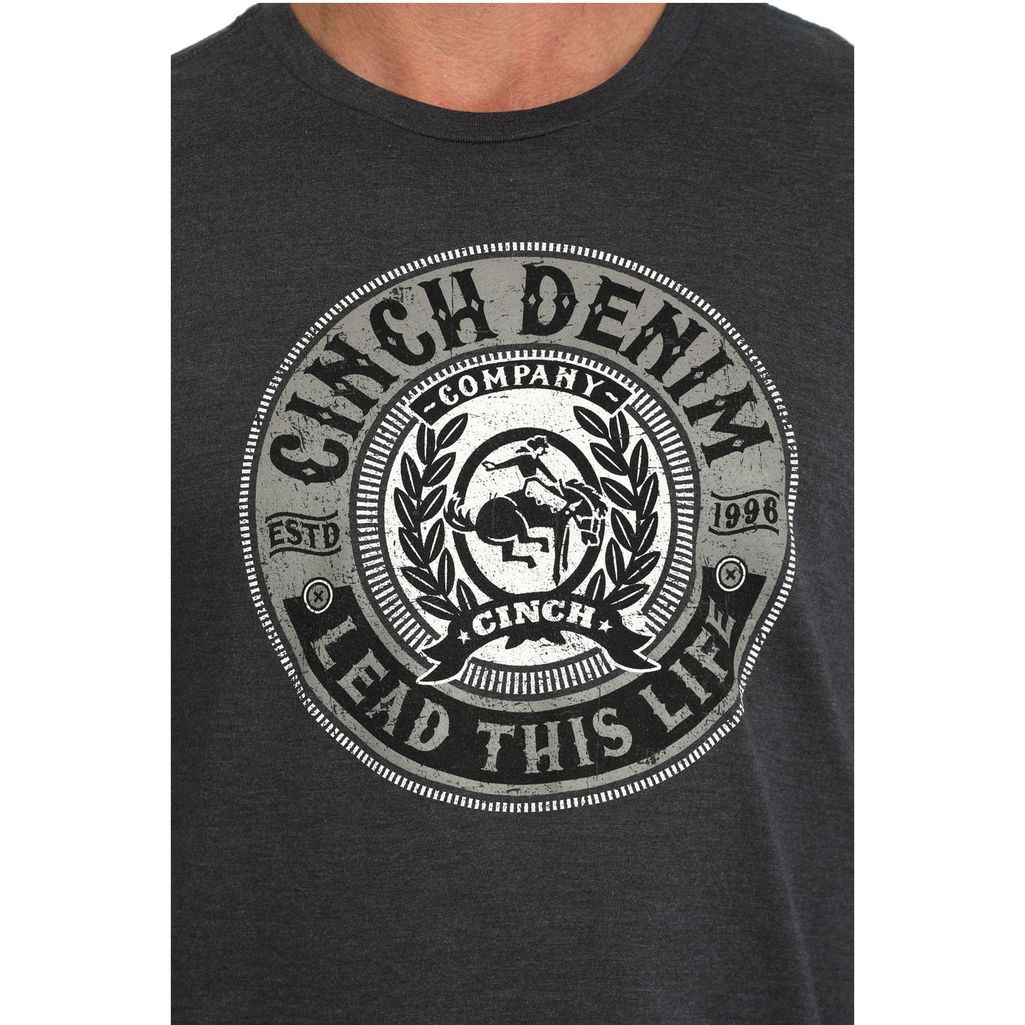 Cinch Men's Short Sleeve Navy T-Shirt MTT1690656