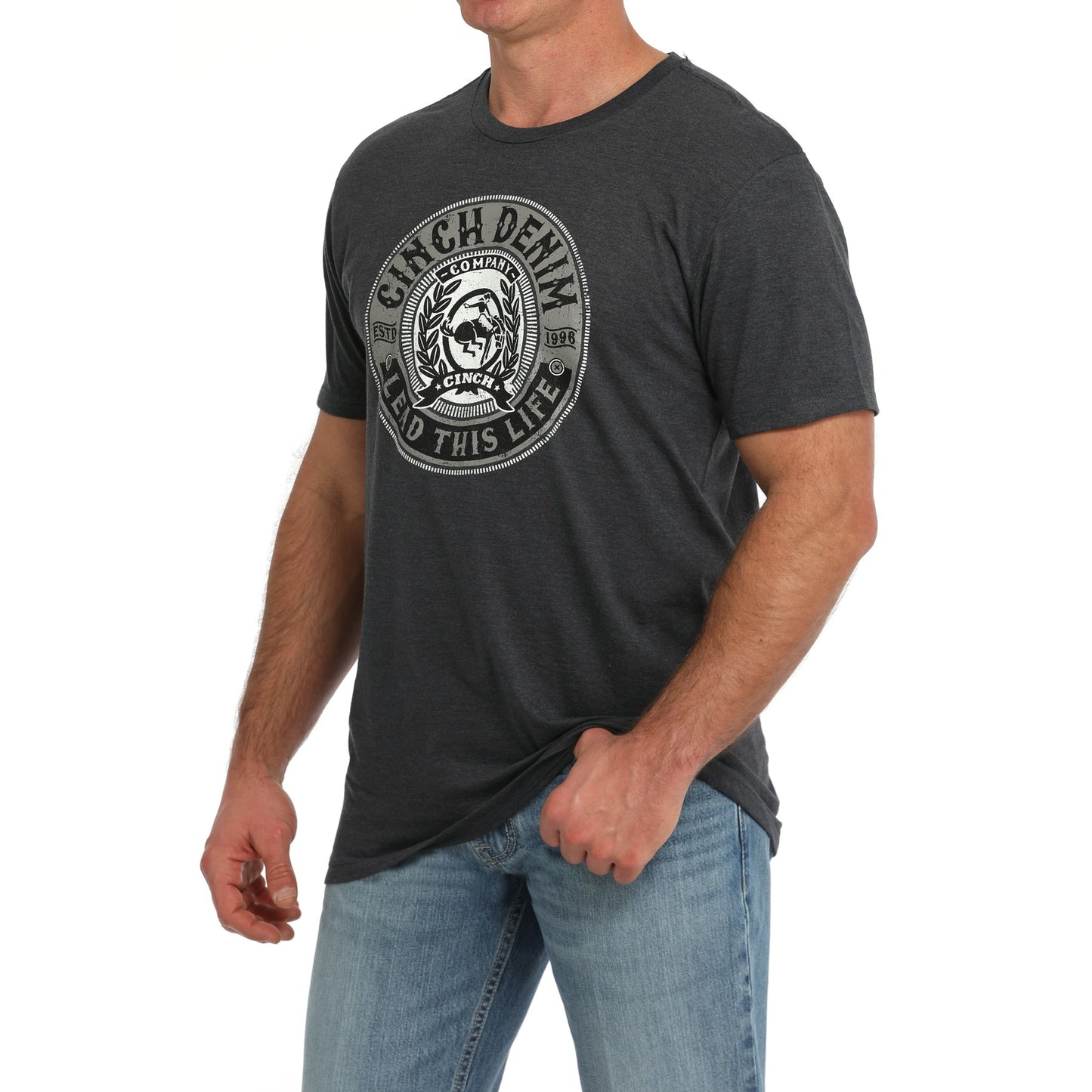 Cinch Men's Short Sleeve Navy T-Shirt MTT1690656