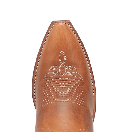 Laredo Ladies Farah Overlay Honey Brown Leather Boots 52213