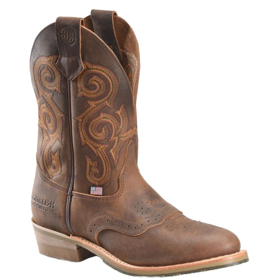 Double H Men s 11 U Toe Roper Dark Brown Work Boot DH4663