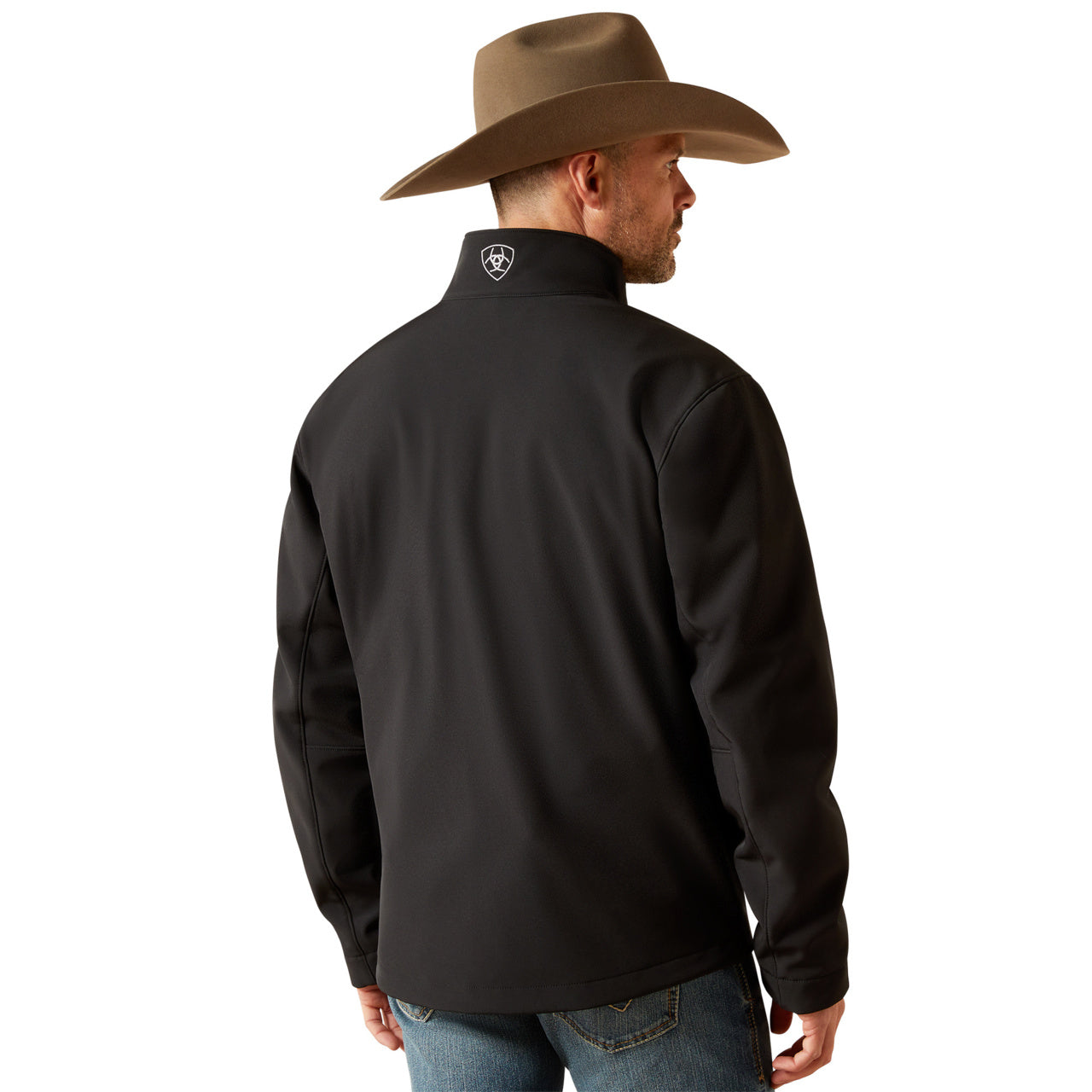 Ariat Men's Black Quilted Logo Softshell Jacket 10062578
