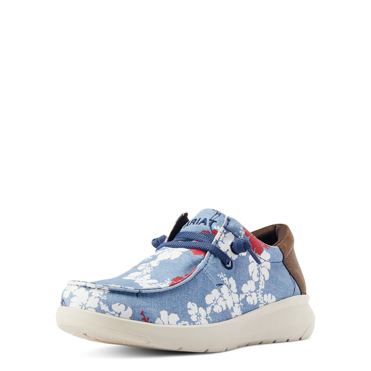 Ariat® Men's Hilo Aloha Pareau Print Red White & Blue Shoes 10044513