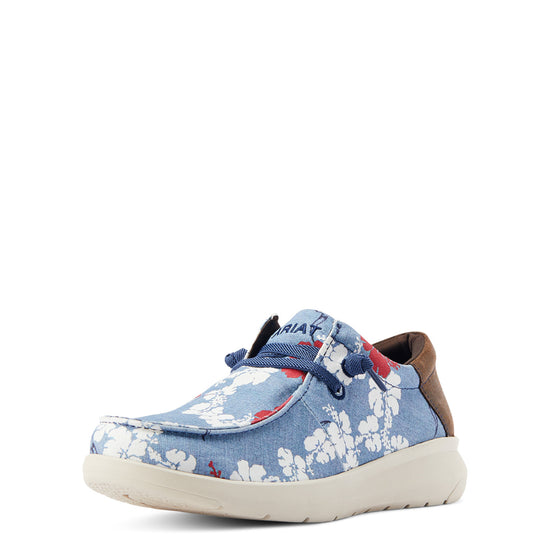Ariat® Men's Hilo Aloha Pareau Print Red White & Blue Shoes 10044513