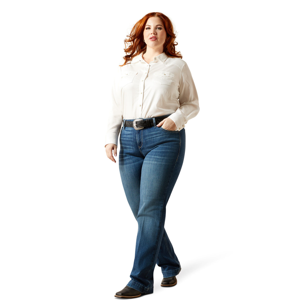 Ariat Ladies Perfect Rise Leslie Vermont Slim Trouser Jeans 10065882