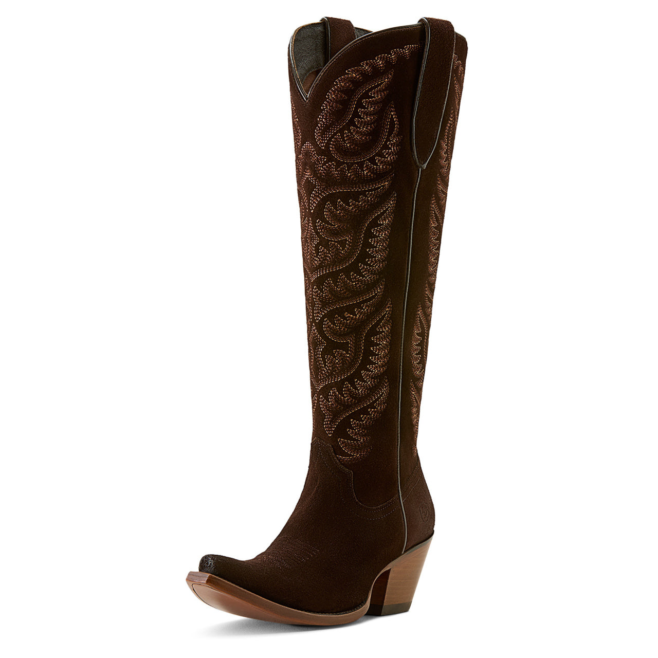 Ariat Ladies Laramie X Toe Suede Western Boot 10063926