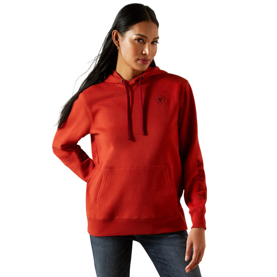 Ariat Ladies Logo 2.0 Ketchup Red Hoodie 10062271