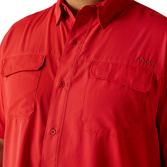 Ariat Men's VentTEK Outbound Classic Fit Red Shirt 10058787