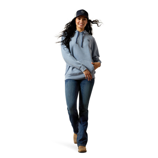 Ariat Ladies 2.0 Vintage Indigo Heather Hoodie 10065828