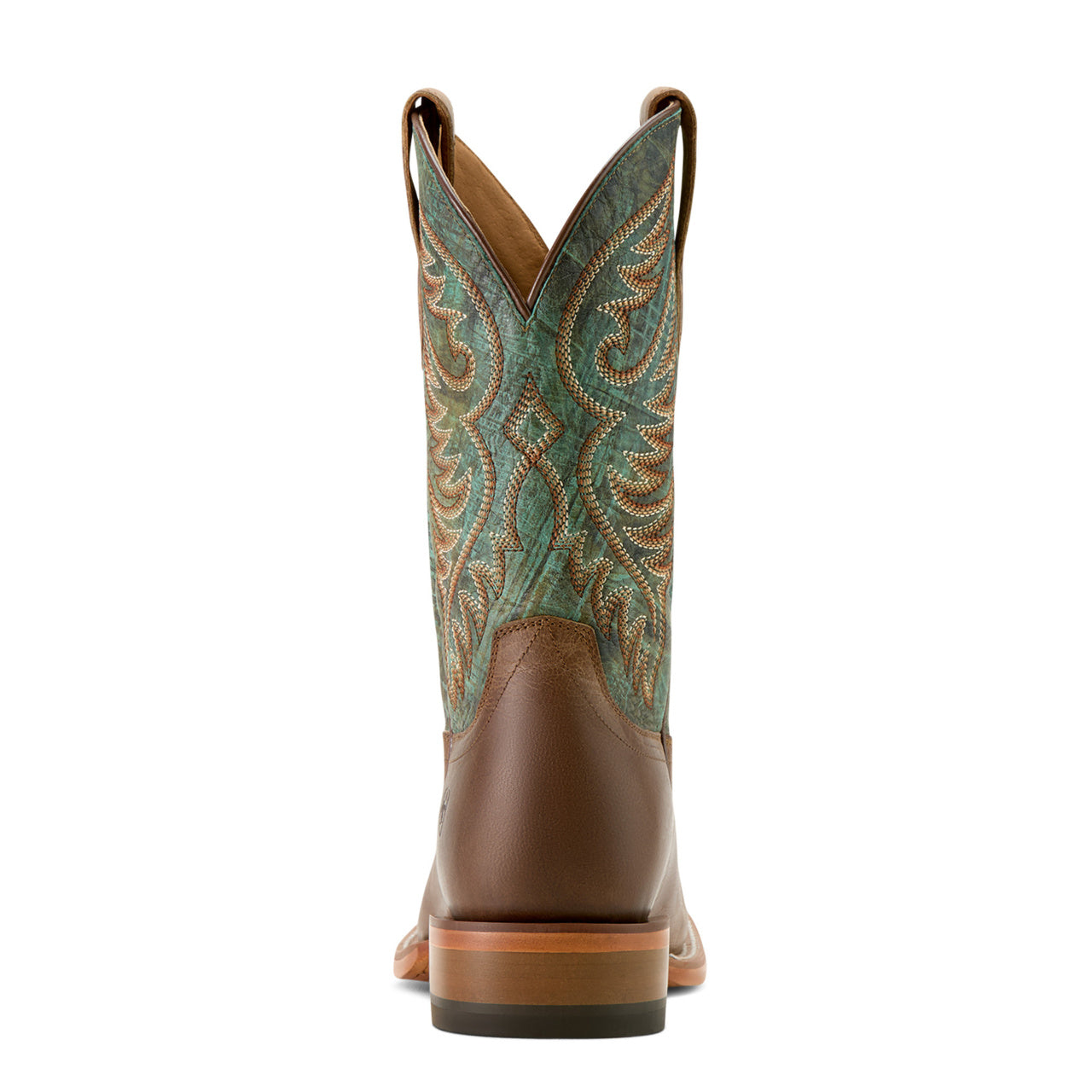 Ariat Men's Wiley Totally Tan & Roaring Turquoise Cowboy Boot 10064000