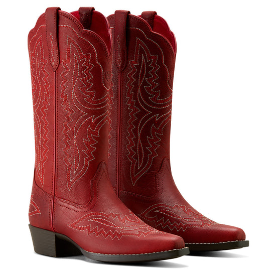 Ariat Girl's Casanova D Toe Chili Red Western Boots 10063928