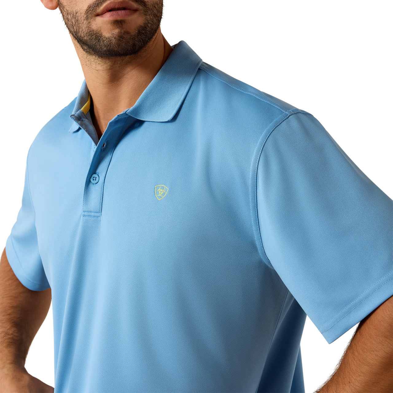 Ariat Men's TEK Blissful Blue Polo Shirt 10071394