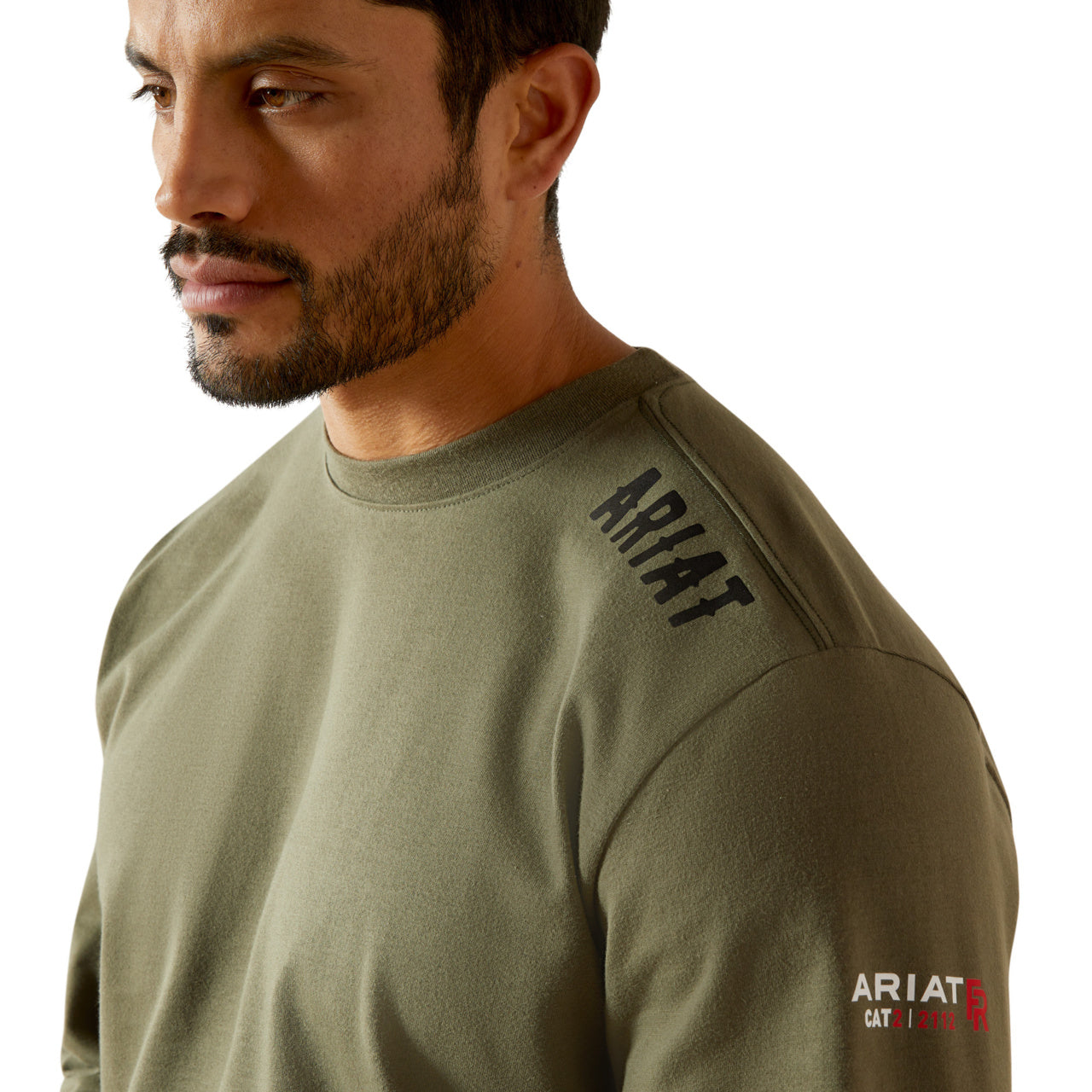 Ariat Men's FR Work Hard Live Free Grape Leaf T-Shirt 10062334