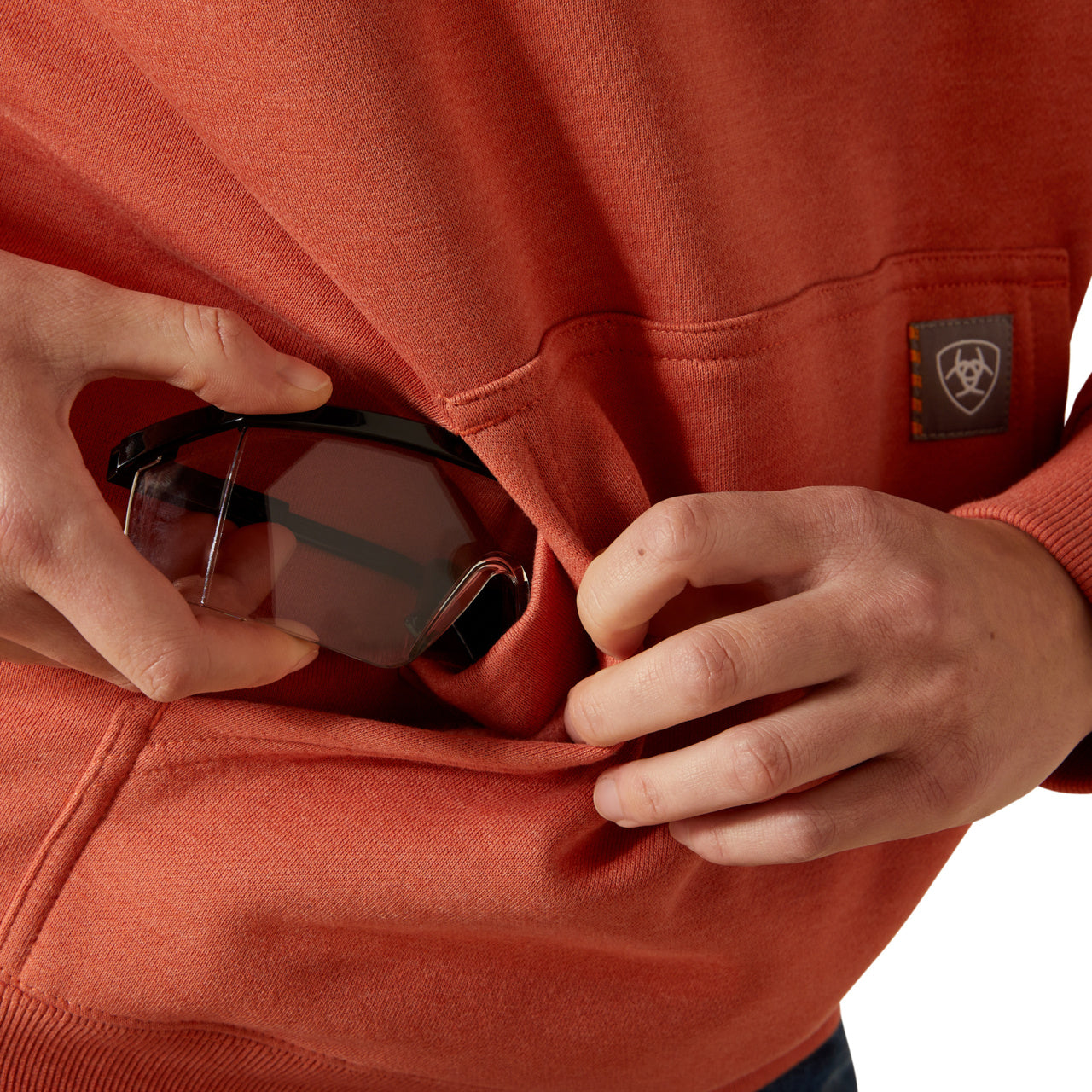 Ariat Ladies Rebar Graphic Aragon Heather Hoodie 10062660