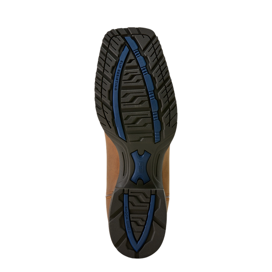 Ariat Men's Hybrid Ranchway Brown Waterproof Cowboy Boot 10064047